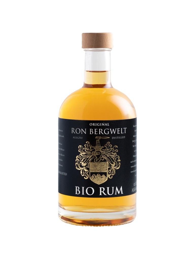 Bergwelt Bio Rum (0,5 Liter) - DE-ÖKO-006 - Bergwelt Brennerei Online Shop